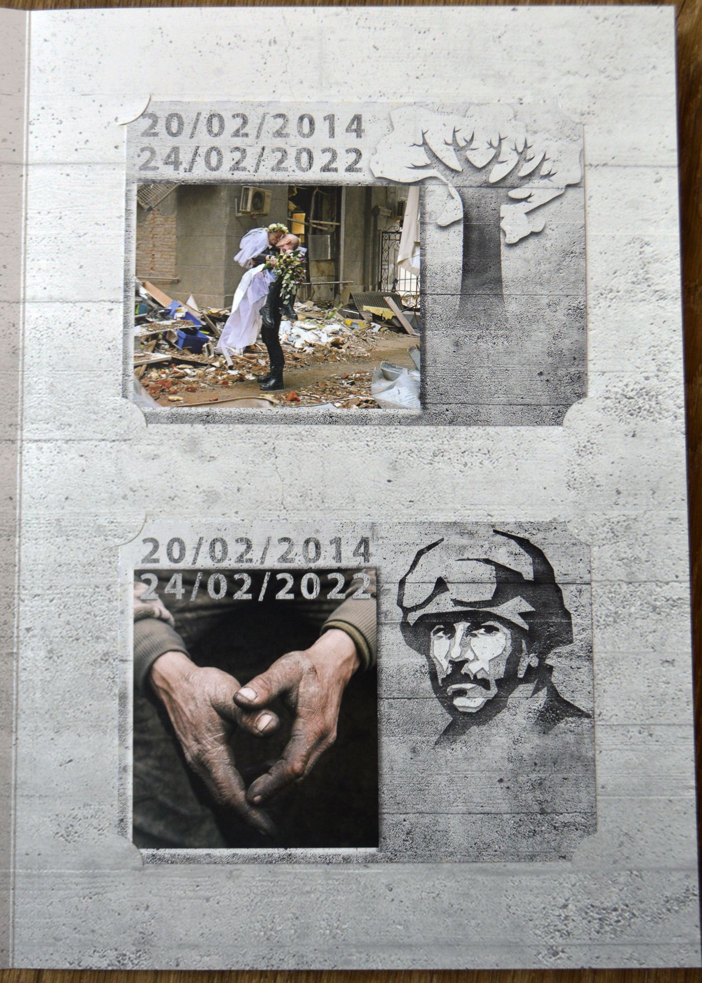 Banksy In Ukraine, “And There Will Be Spring” Limited Edition of 500 Stamp Booklets Feb 2024 - Image 15 of 16