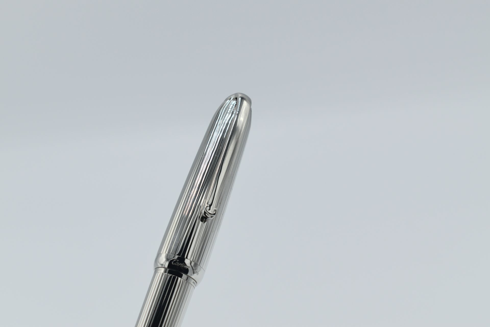 Brand New - Louis Cartier Pen - Limited Platinum Plated Dandy Fountain Pen – 1990 - Image 5 of 6