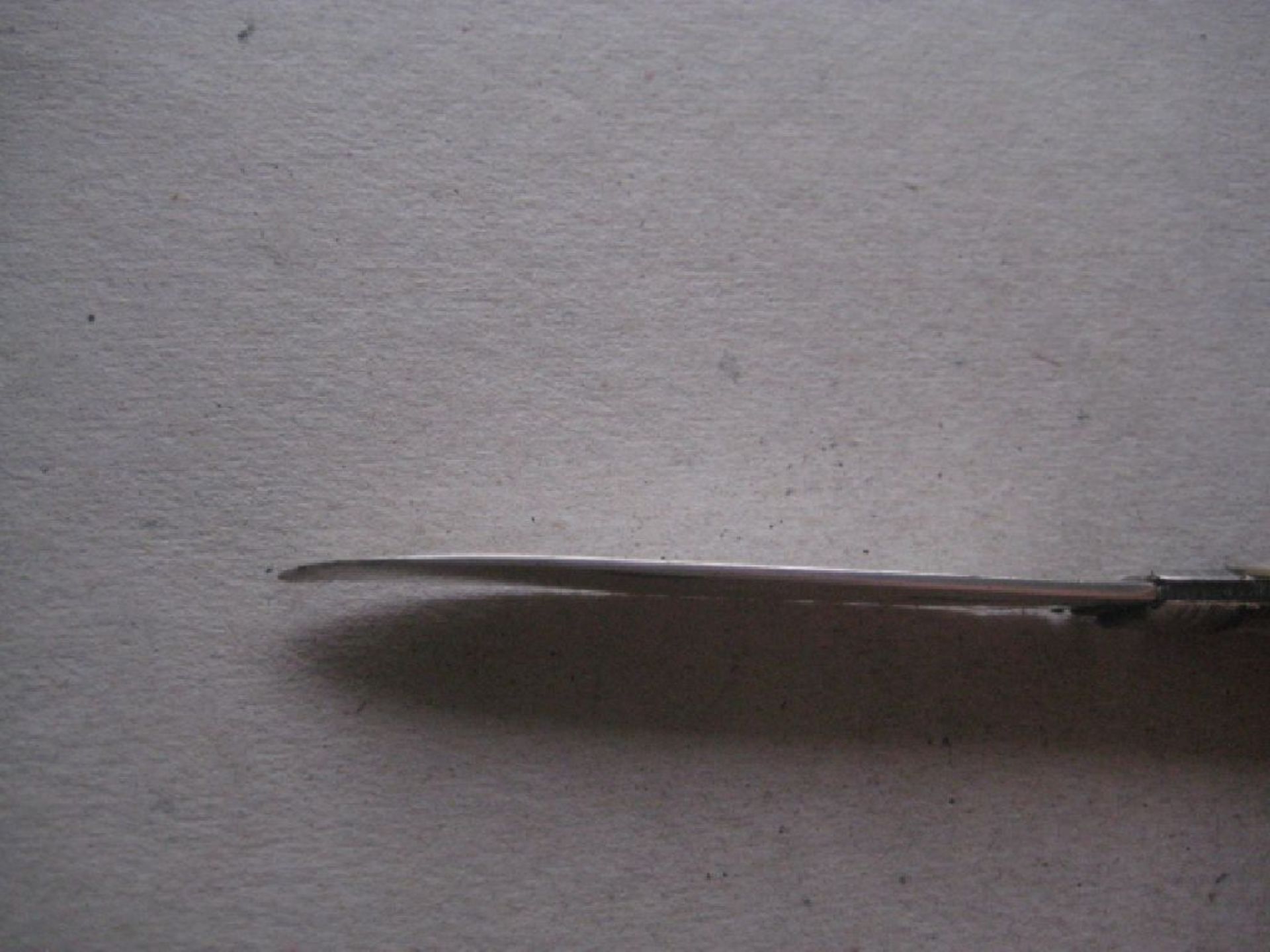 George IV Mother of Pearl Hafted Silver Bladed Folding Fruit Knife - Image 7 of 9