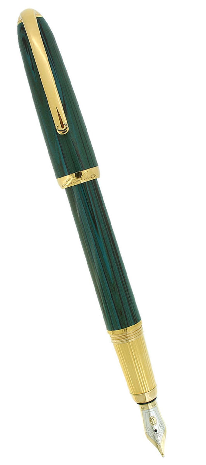 Brand New - Cartier - Rare - Limited Edition - Dandy Verde Green Ebonite Fountain Pen - Image 3 of 12