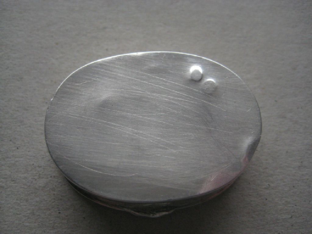 Vintage Continental Silver Pill Box - Image 3 of 8