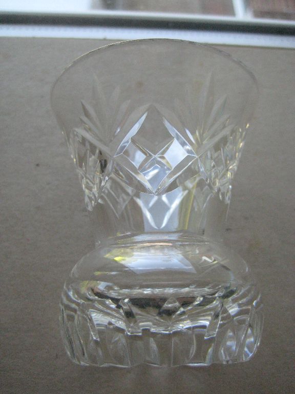 Vintage Royal Brierley Glass Vase - Bild 3 aus 7