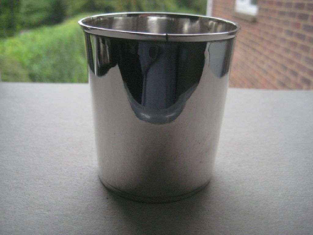 Antique Silver Plated Drinks Beaker - Image 2 of 7