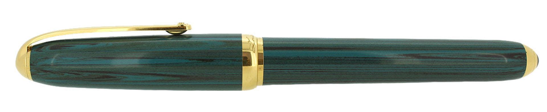 Brand New - Cartier - Rare - Limited Edition - Dandy Verde Green Ebonite Fountain Pen - Image 5 of 12