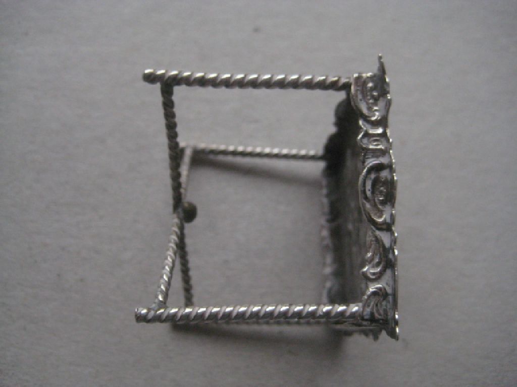 Antique Dutch Silver Miniature Table - Image 5 of 14