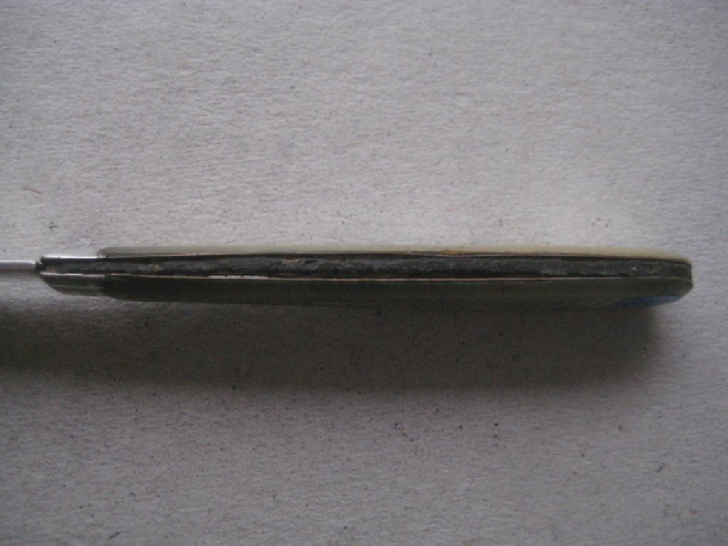 George IV Mother of Pearl Hafted Silver Bladed Folding Fruit Knife - Image 8 of 11