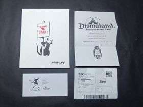 Banksy Dismaland 2015 Weston-Super-Mare Canvas Free Art Ticket +