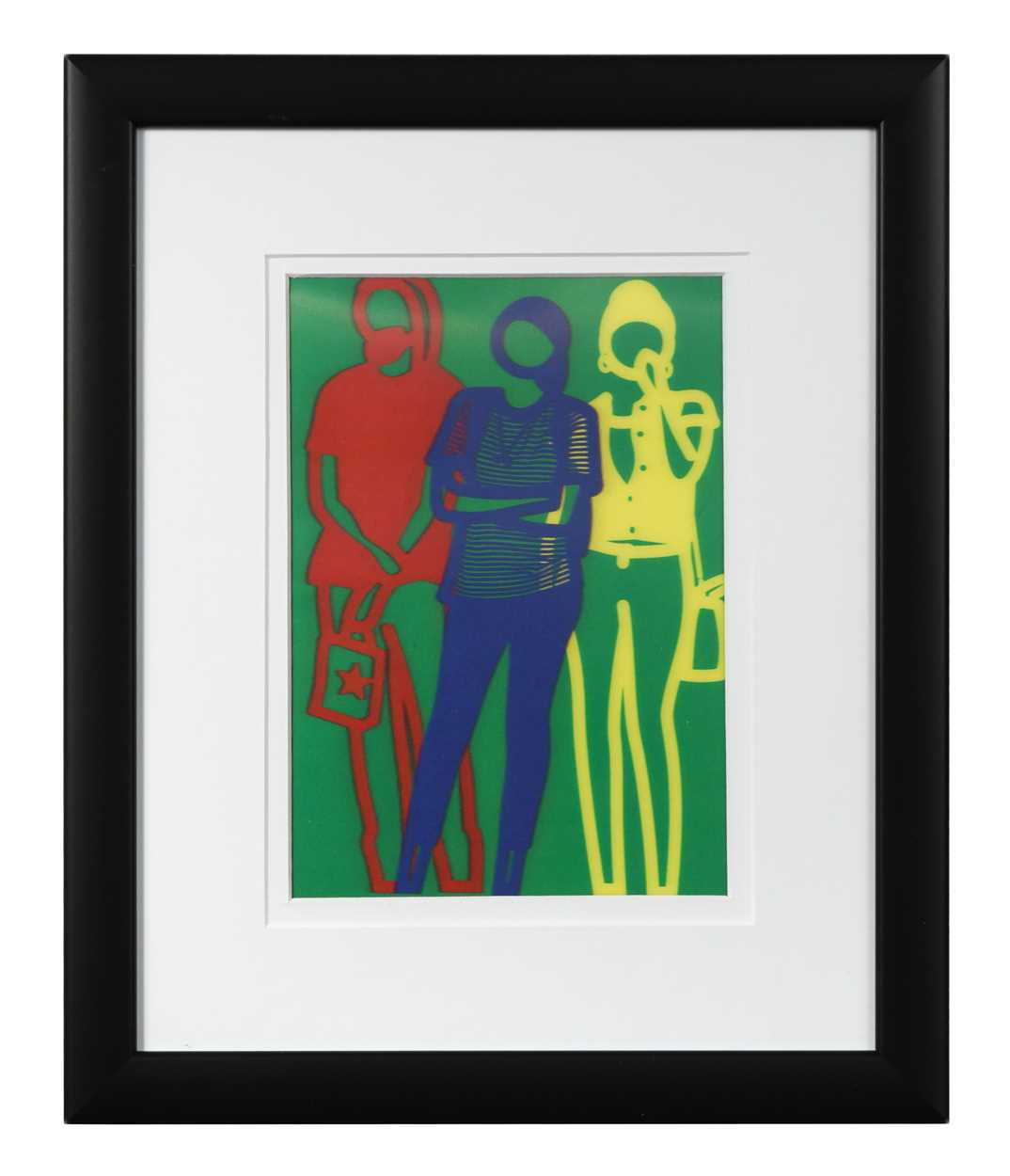 Julian Opie (1958-), Krobath, 3D Lenticular Moving Image, In Vibrant Colour, Framed, 2019 - Image 3 of 6