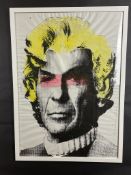 Mr. Brainwash Silkscreen print Signed Art Work Hand Colored Framed