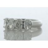 18ct White Gold Four Stone Oval Diamond Ring 1.50 Carats