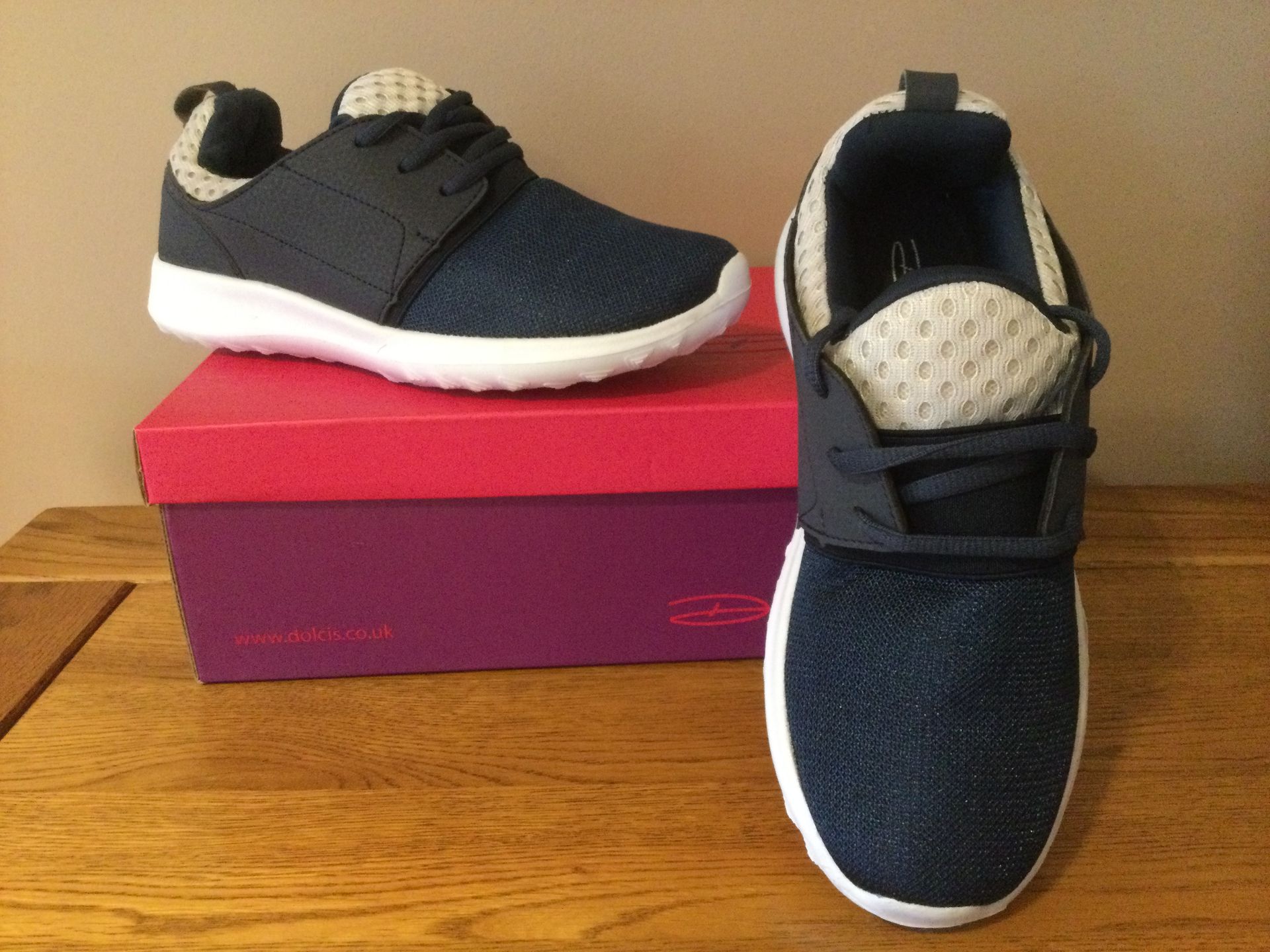Dolcis “Rene” Women’s Memory Foam Trainers, Size 5, Navy - New RRP £28.99 - Image 3 of 5