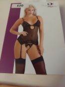Close 2 You Cami Suspender and Open G String Size S/M