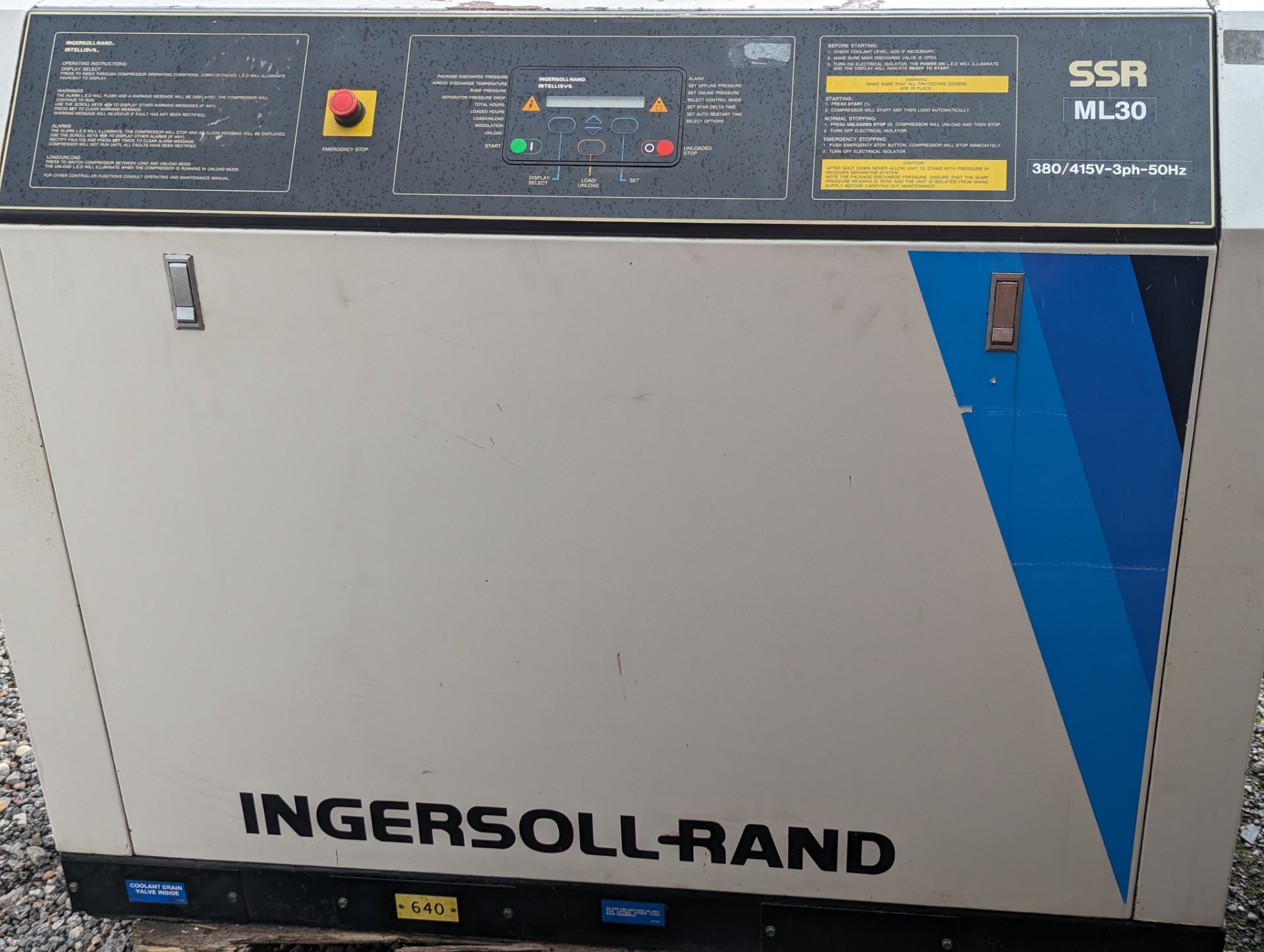 Ingersoll Rand Compressor SSR 30 ML - Image 3 of 6
