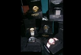 6 x Emporio Time Watches, Various Styles - New In Box