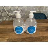 2 x Instant Hand Sanitiser Bottles 500ml