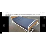2x Sidhil Kings Fund Hydraulic Hospital Beds With Mattresses