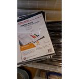 80 x Office Depot Display Book A4 20 Pocket Glass Clear Black