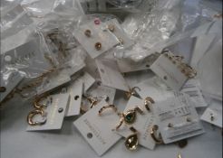 Approximately 50 x Items of Accessorize Costume Jewellery, Including Earrings, Bracelets and Neck...