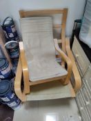 Ikea Relax Chair Frames 1 x Adult and 1 x Child With 2 Adult Cushions