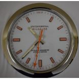 Milgauss 34 cm Silver Body White Dial Clock