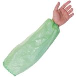 4 Boxes of 2000 Oversleeves Polythene Green Economy E16230 One Size,