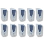 10x Soap Gel Foam Hand Automatic Dispenser White Bathroom Commercial Wall Lot#602