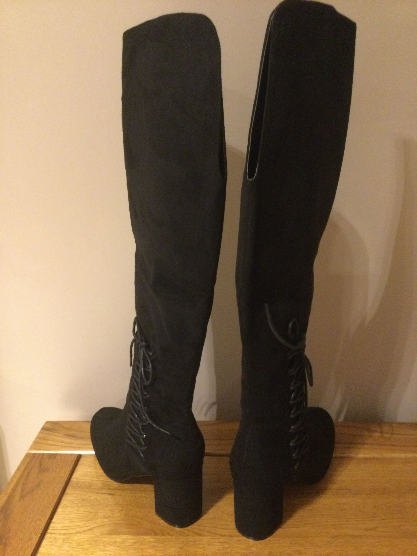 Dolcis “Emma” Long Boots, Block Heel, Size 4, Black - New RRP £55.00 - Bild 4 aus 7