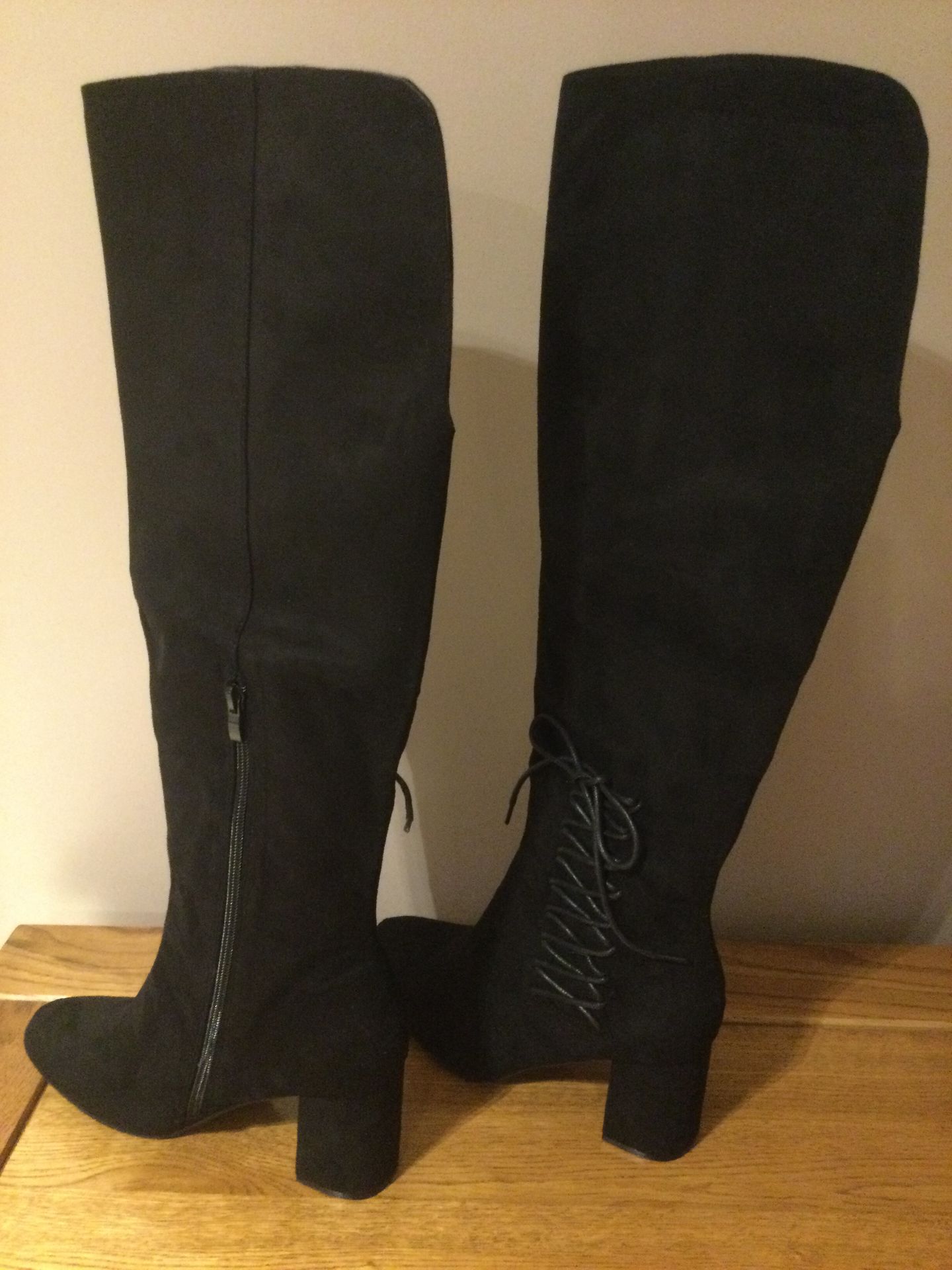Dolcis “Emma” Long Boots, Block Heel, Size 3, Black - New RRP £55.00 - Bild 2 aus 7