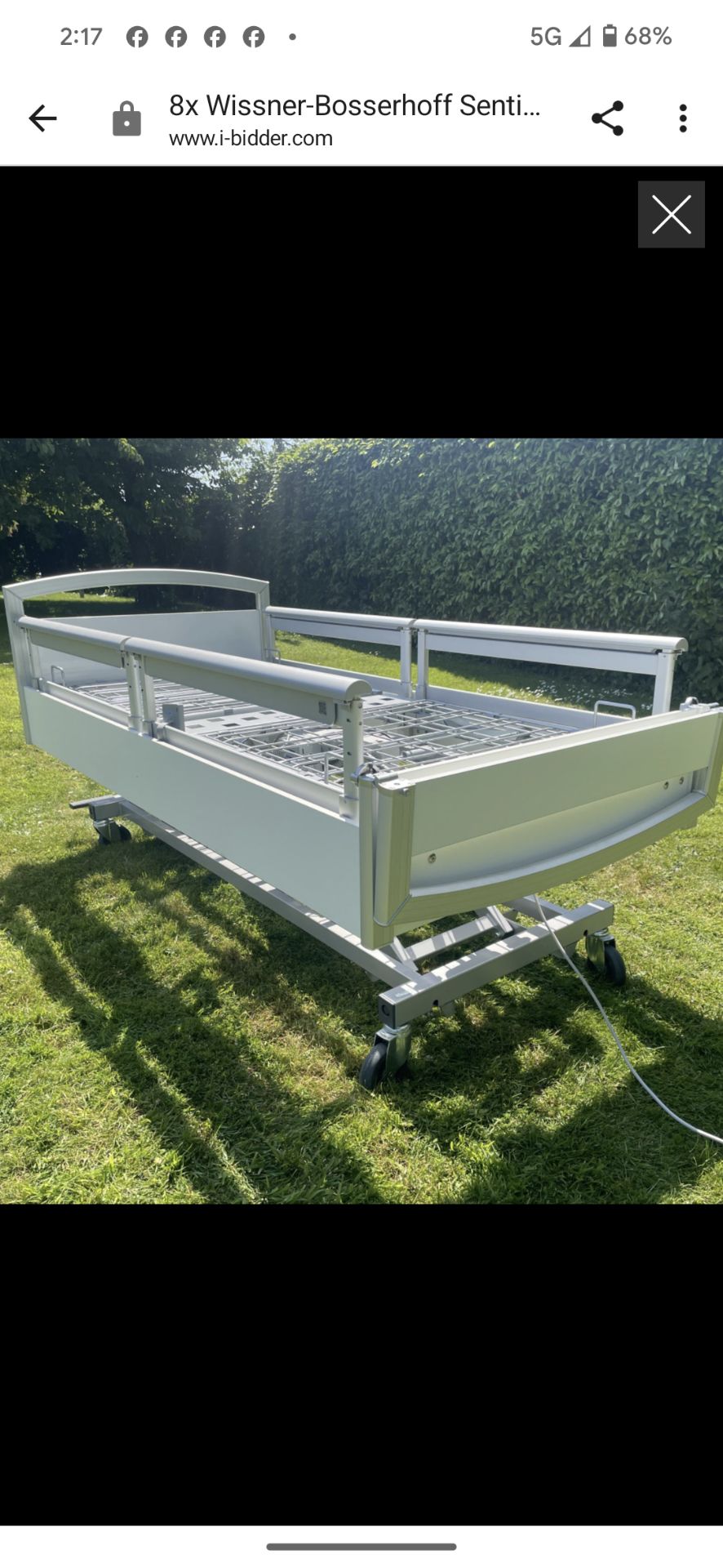 4 x Wissner Bosserhof Sentida 6 Electric Fully Adjustable Hospital Beds With Pressure Mattresses - Image 5 of 5