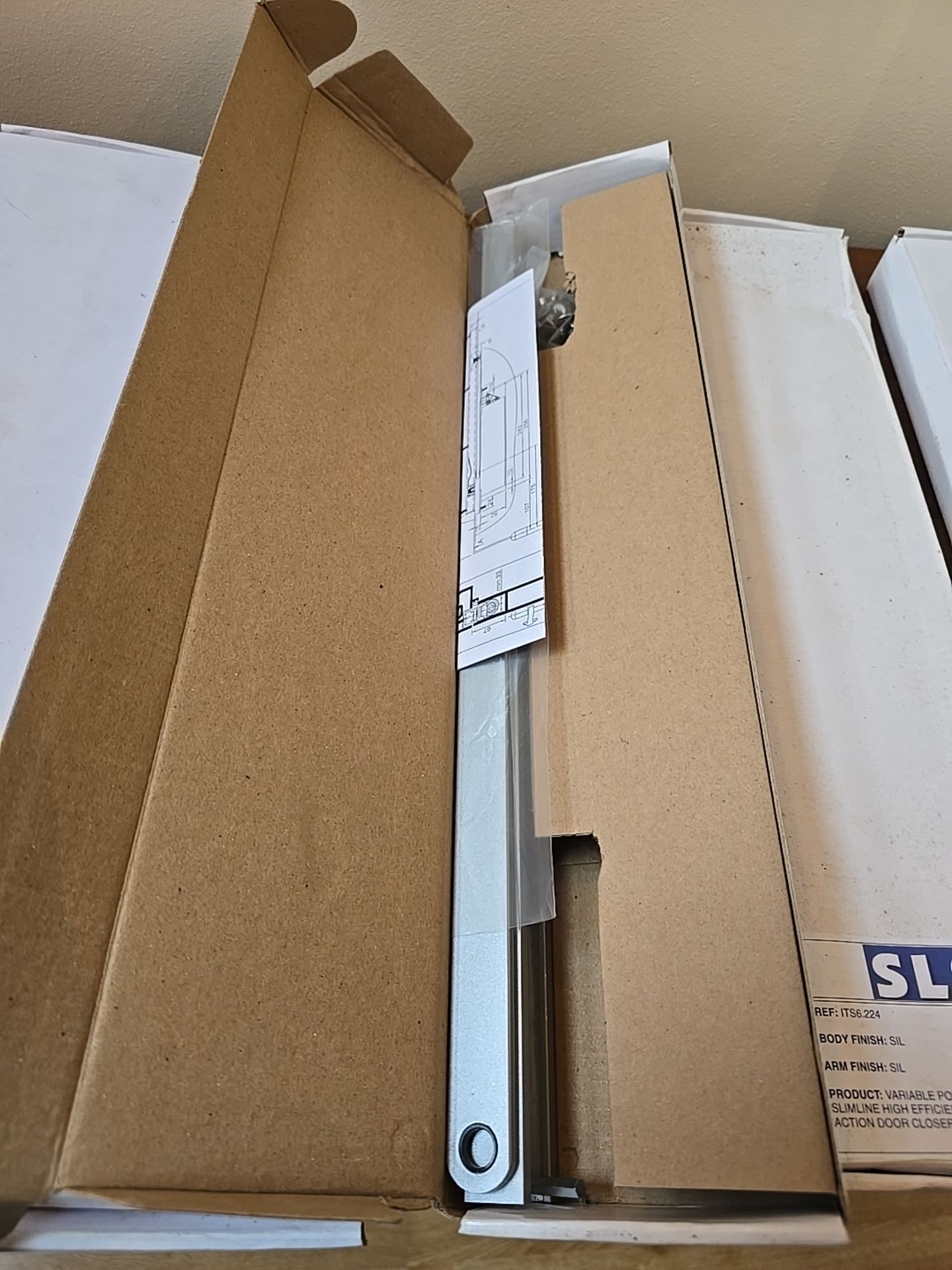 SLS TS4.224 Overhead Door Closer Size 2-4 - Silver