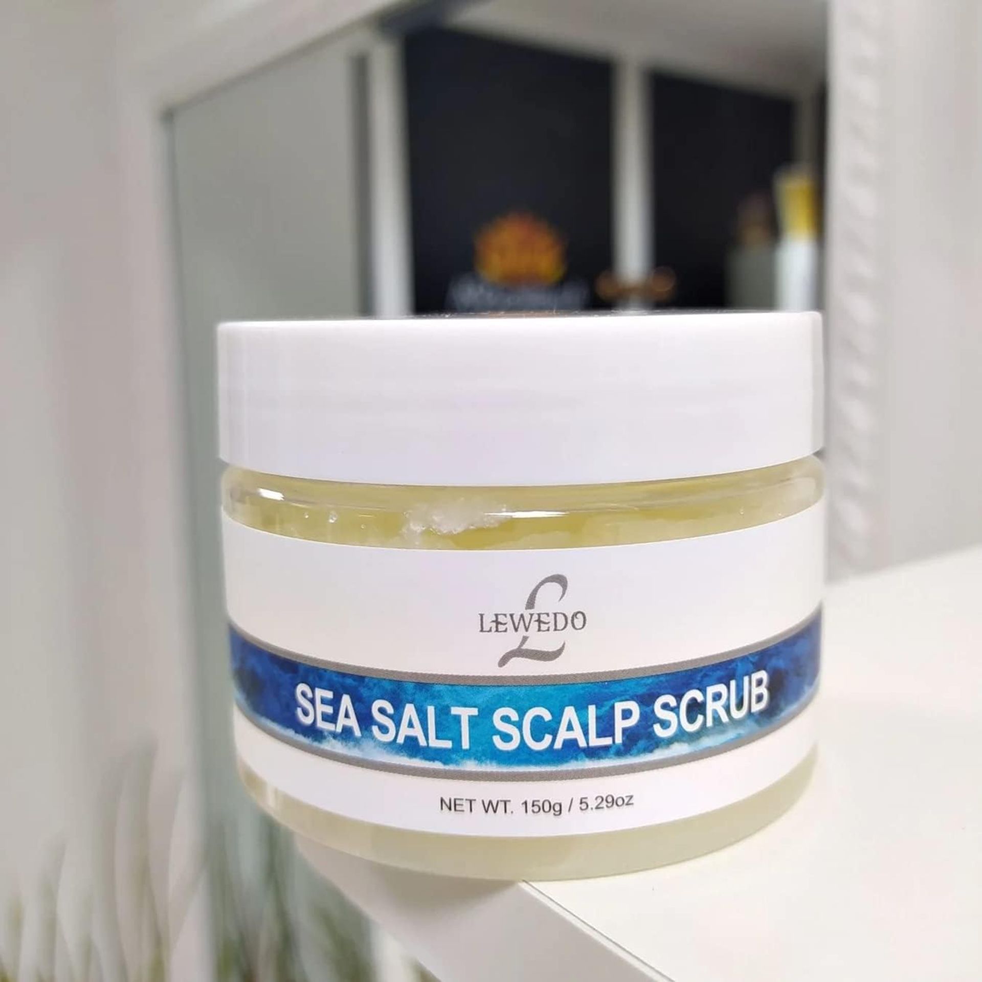 Lewedo Exfoliating Scalp Scrub With Dead Sea Salt 150 G | Rich In Amino Acids | Nourishes and Dee... - Image 7 of 7