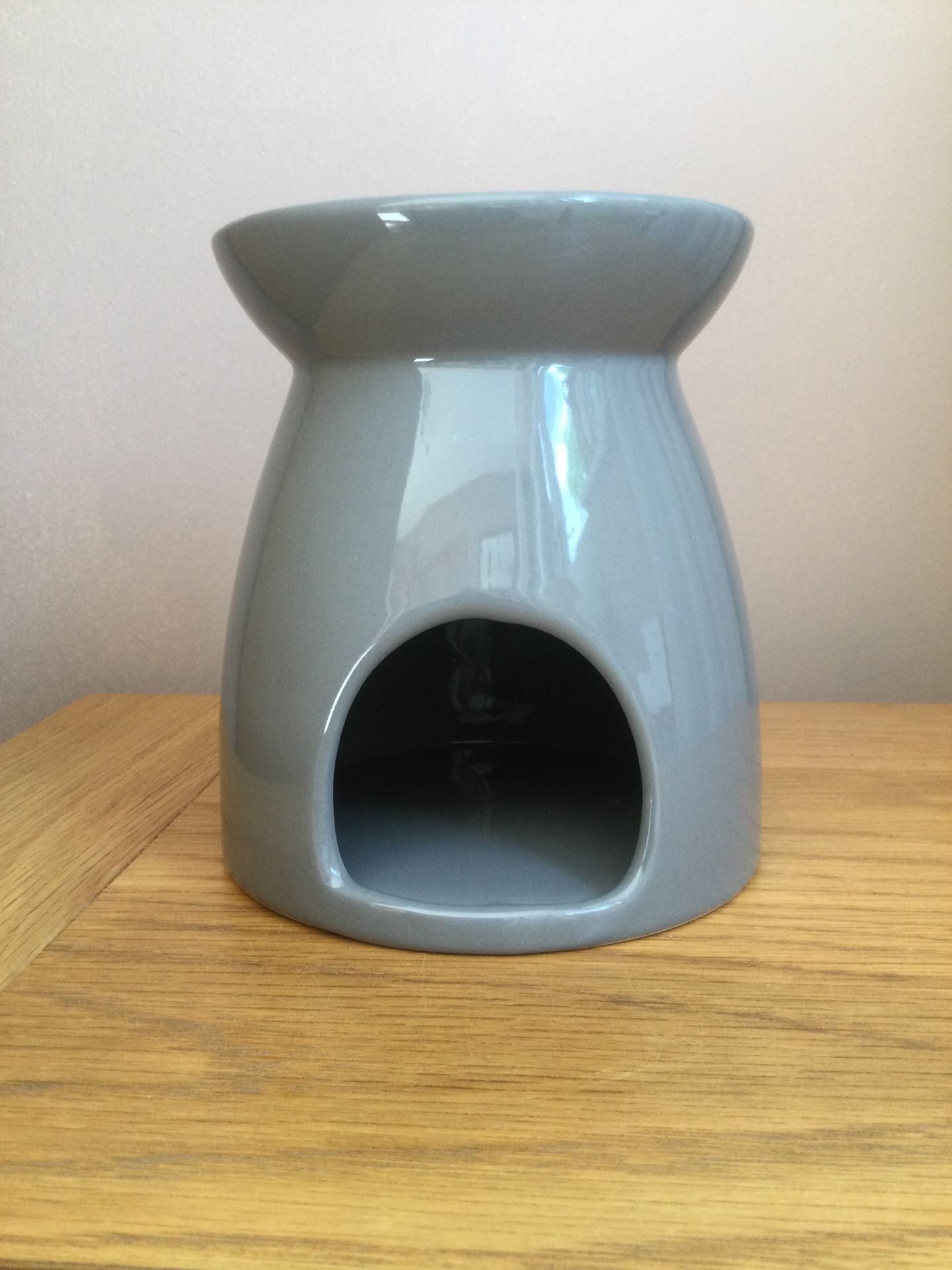 Piquaboo Large “White Heart” Ceramic Oil Burner Height 13cm, New With Gift Box - Image 4 of 4