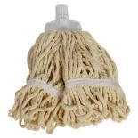 10x Coded Mop Head Hygienic Cleaning Looped Yarn Cotton Mop Socket