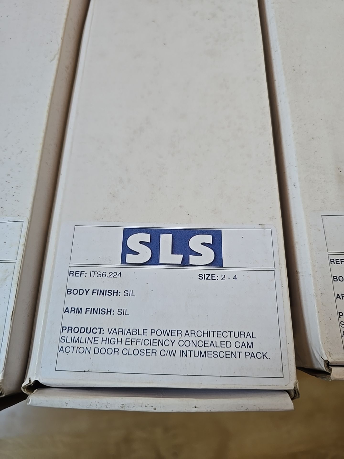 SLS TS4.224 Overhead Door Closer Size 2-4 - Silver - Image 5 of 6