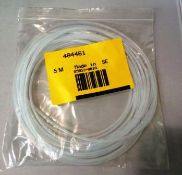 10 x 5M Packs of 1.91mm PTFE Cable Sleeve Clear Various Pack Qtys