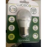 5X 4W LED Globe Lamp ES Cap Luceco