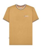 Lambretta Twin Tipped Pique Tee - Sand RRP £25.00 - XL