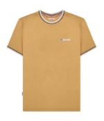 Lambretta Twin Tipped Pique Tee - Sand RRP £25.00 - XL