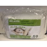 Relaxer Aloe Vera Memory Foam Pillow RRP £59.00