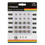 50 x Packs of 20 Assorted Button Cell Batteries RRP £5.49 ea