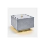 LED Grey Cube Water Feature. RRP £349.99