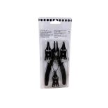 6 x 4 Piece Circlip Pliers Set