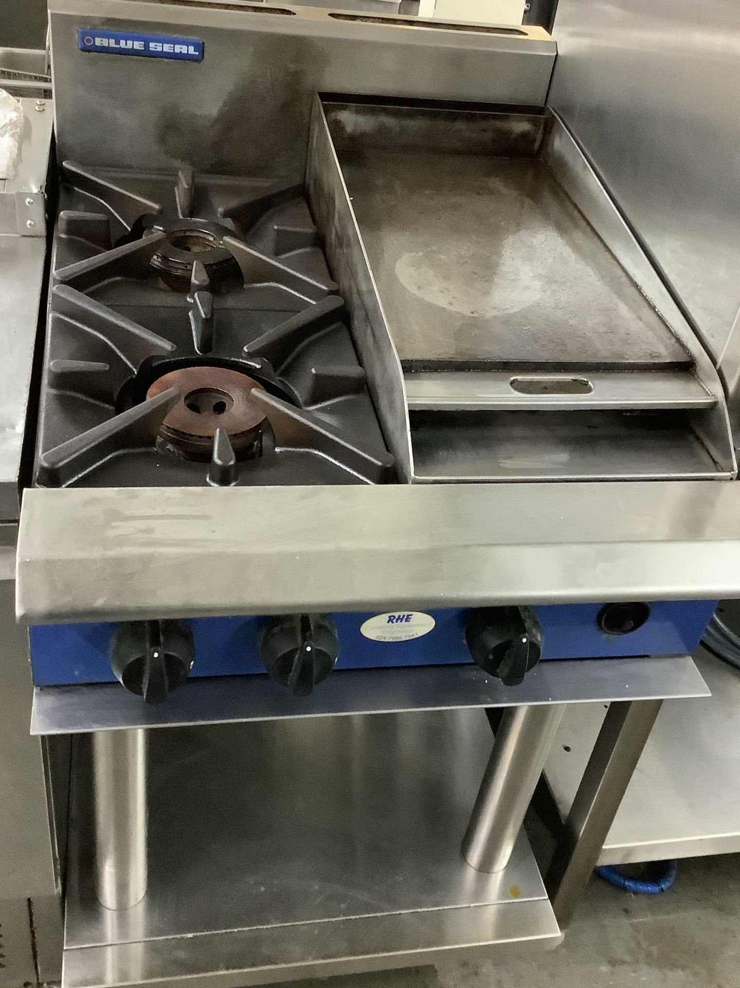 Blueseal 2 Burner Gas Griddle & Unit