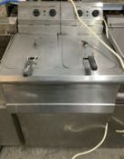 Parry Double Electric Fryer