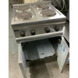 Lincat Electric 4 Hob Unit & Cupboard