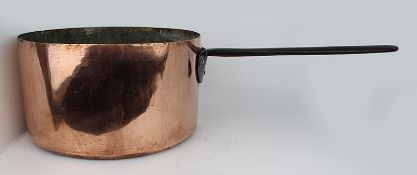 Very Large Georgian Copper Saucepan