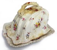 Antique Staffordshire Cheese Dish.
