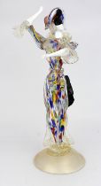 Murano Glass Masquerade Figurine