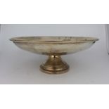 Vintage Engraved Silver Plate Centrepiece Tazza