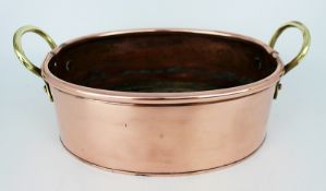 Antique George Two Handled Copper Pot Planter